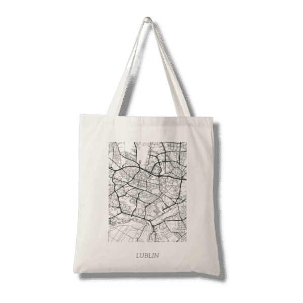torba bawełniana lublin prezent mapa plan miasta